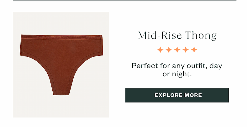 mid rise thong