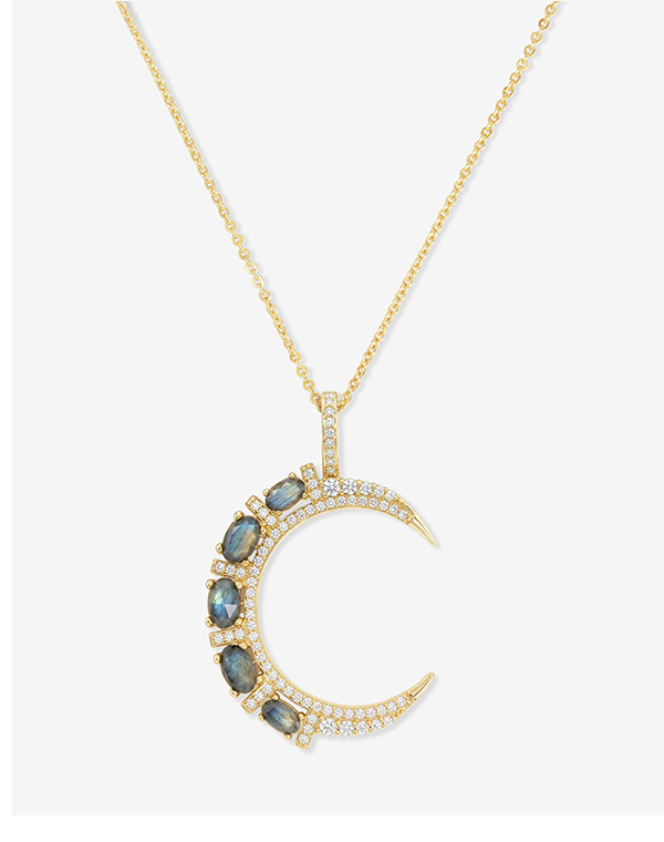 She's an Icon Moon Necklace