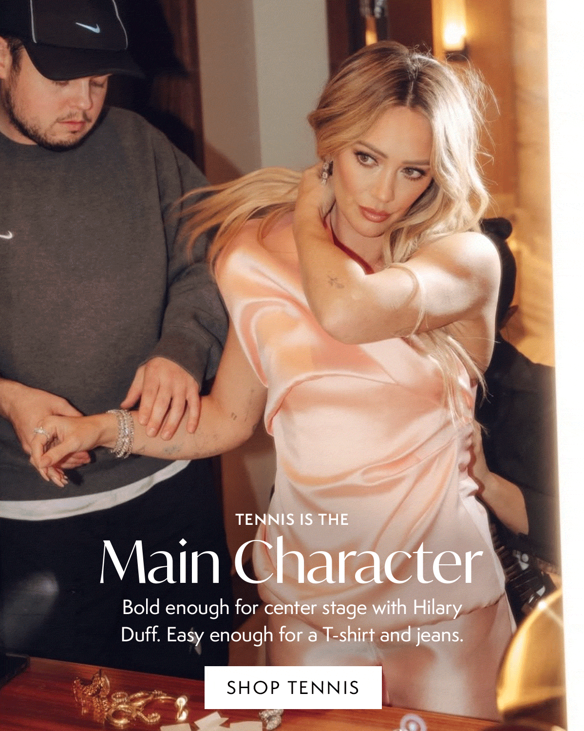 Tennis is the Main Character