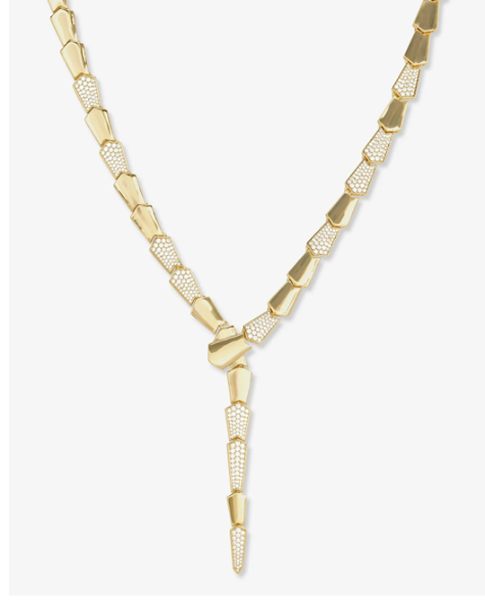 Pavé XL Serpent Lariat
