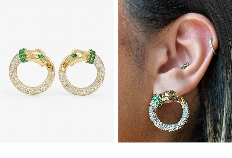 Jaguar Pavé Illusion Hoops
