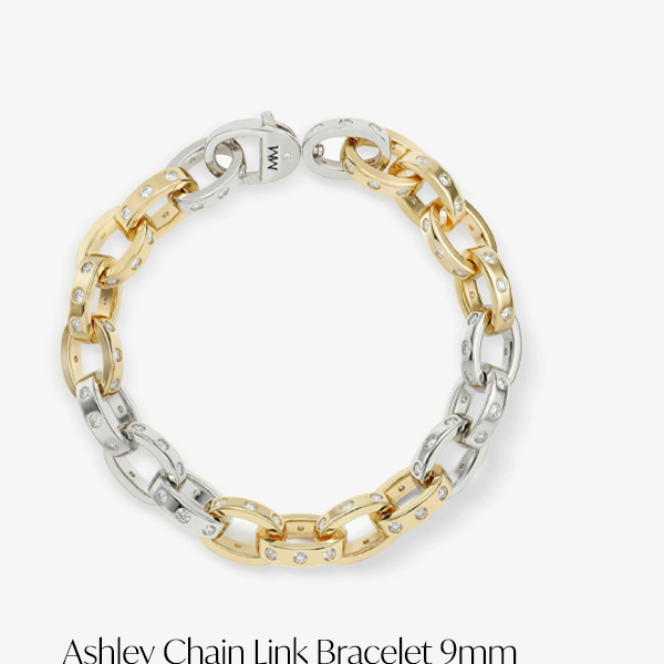 Ashley Chain Link Bracelet 9mm