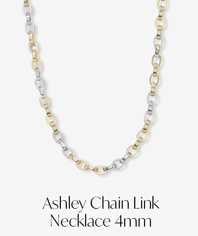 Ashley Chain Link Necklace 4mm