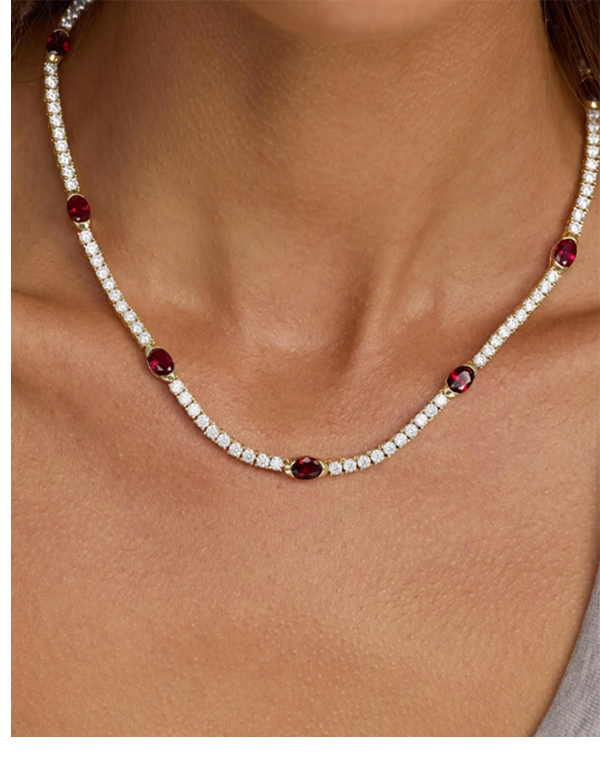 The Maven Tennis Necklace