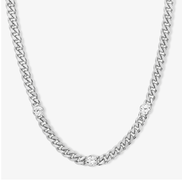 Julian Triple Diamond Necklace 6.8mm
