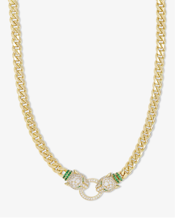Jaguar Cuban Chain Necklace 6.8mm