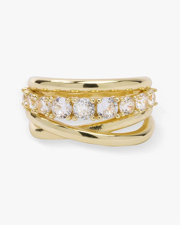 "Oh She Fancy" Stacked Diamond Ring