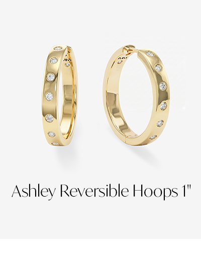 Ashley Reversible Hoops 1"