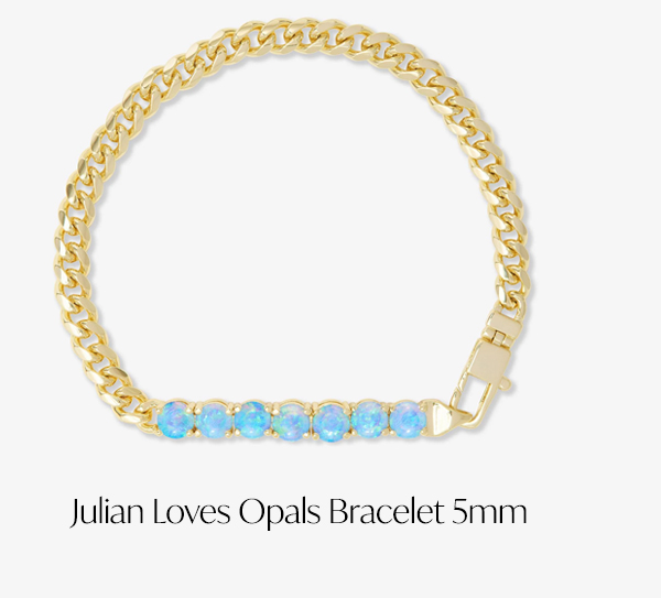 Julian Loves Opals Bracelet 5mm