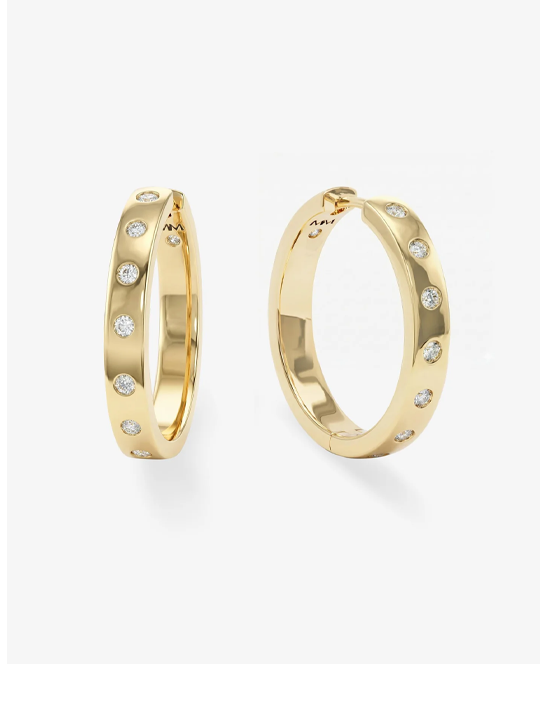 Ashley Reversible Hoops 1"