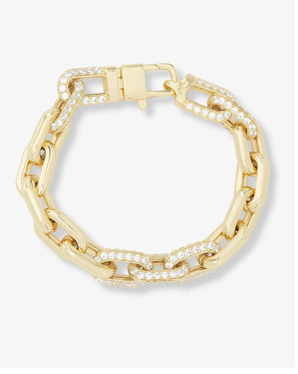 Frankie Pavé Chain Bracelet