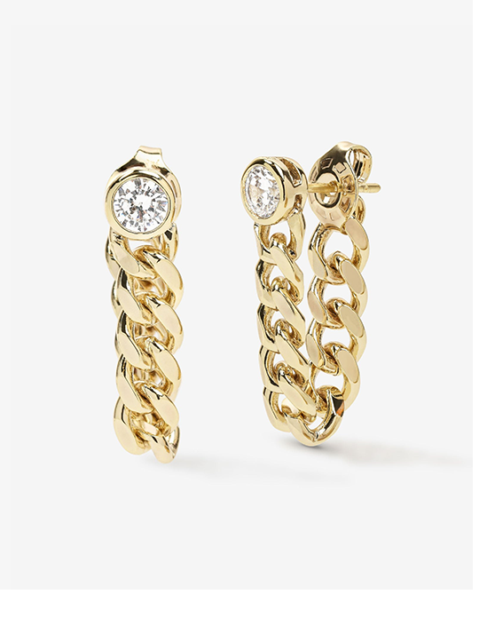 Julian Soft Chain Hoops