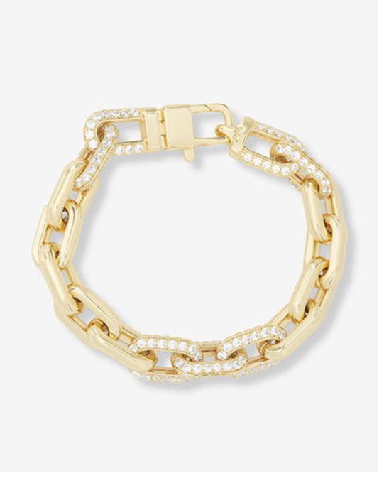 Frankie Pavé Chain Bracelet