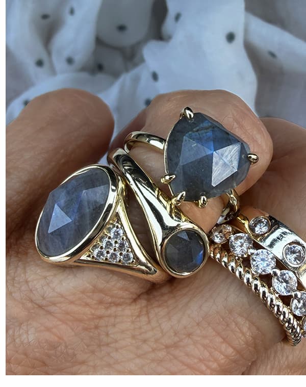 Labradorite Rings