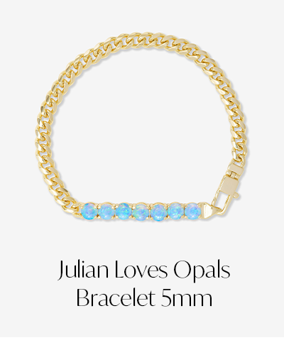 Julian Loves Opals Bracelet 5mm
