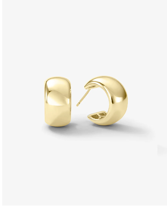 "She's So Smooth" Hoops 18mm