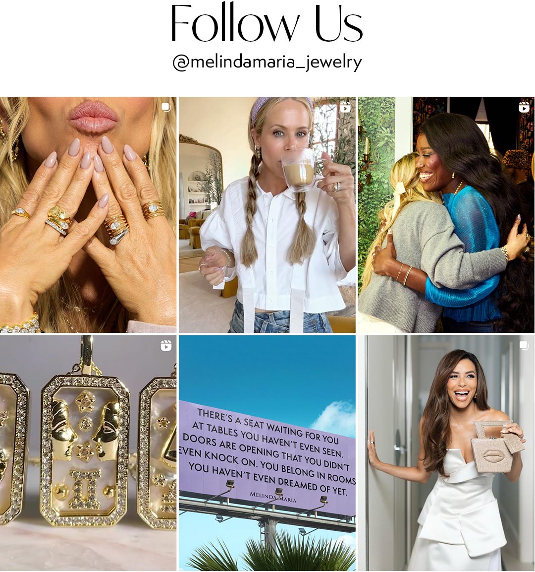 Follow Us: @melindamaria_jewelry
