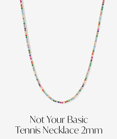 Not Your Basic Tennis Necklace 2mm