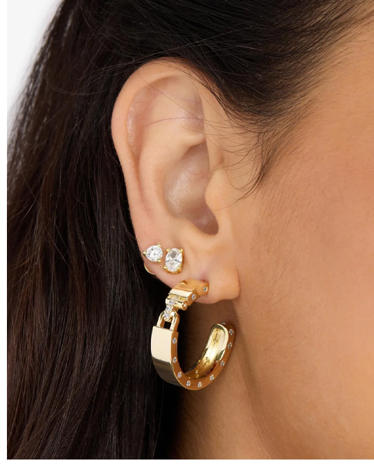 Ashley Lock Hoops 1"