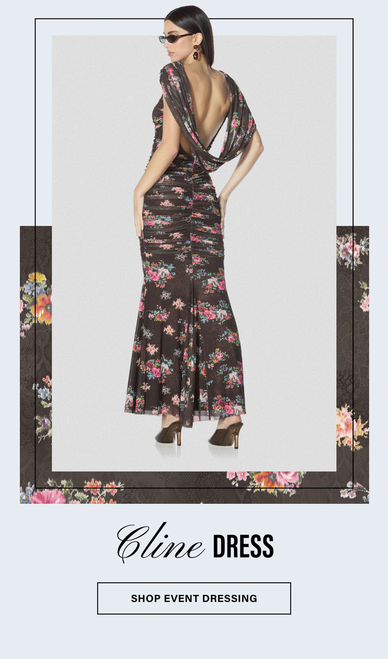 Tabitha, Cline, Huston, and Cheryl Dresses. SHOP EVENT DRESSING