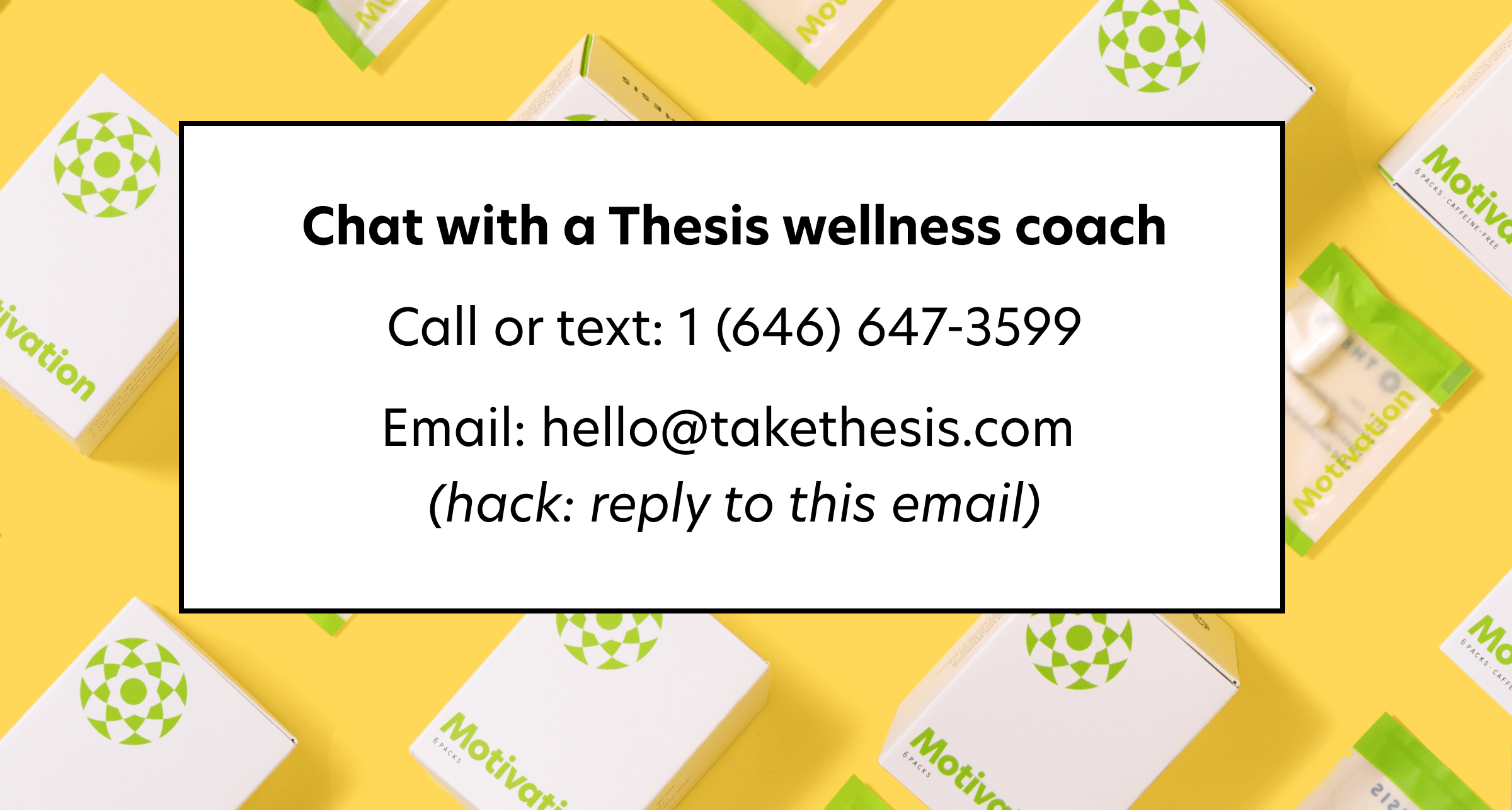 Chat with a Thesis wellness coach