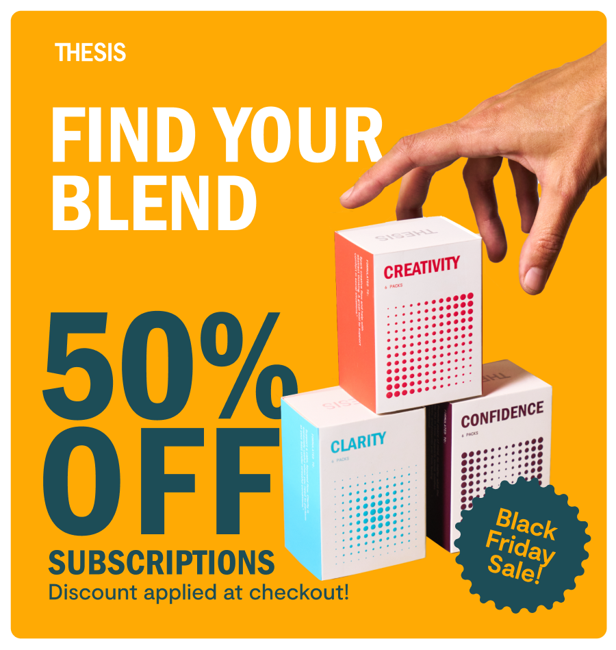FIND YOUR BLEND. GET 50% OFF