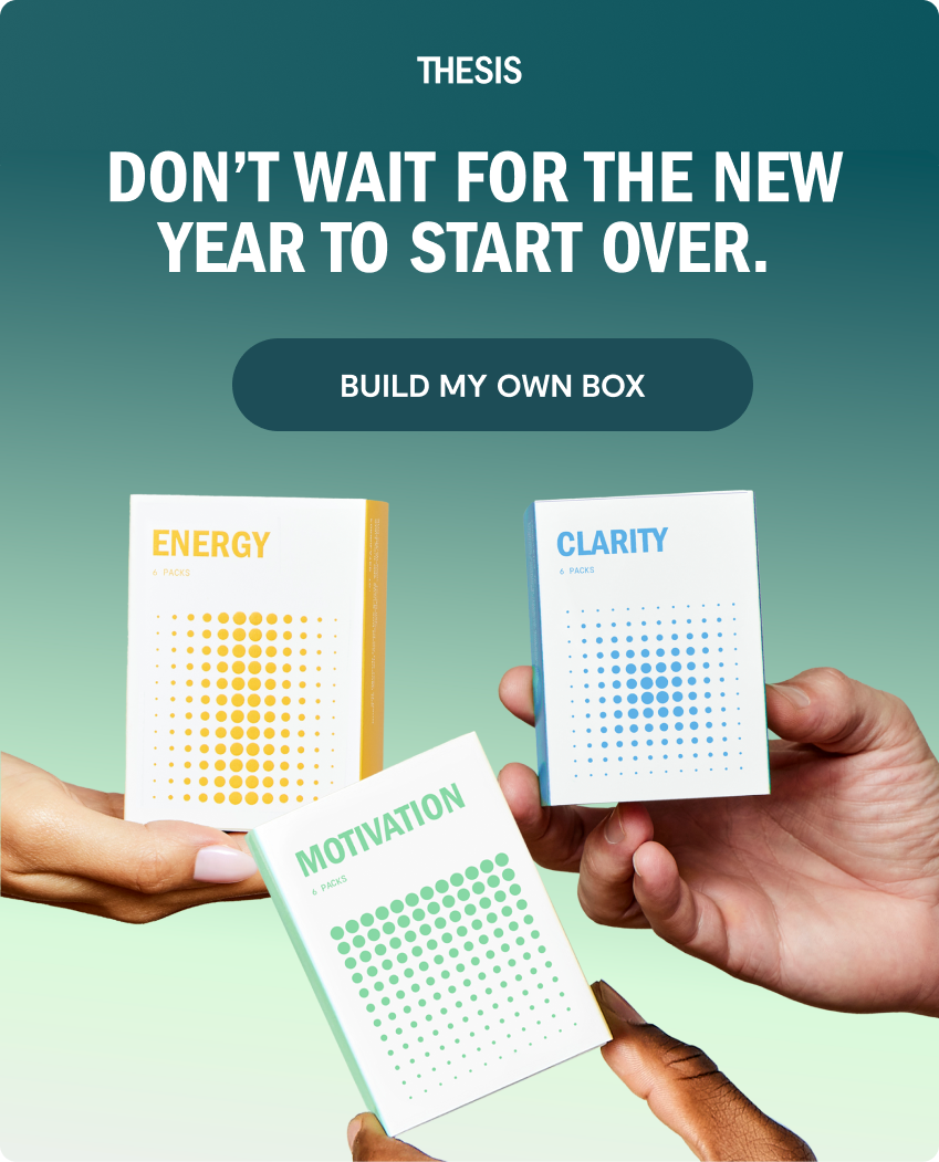 Don't wait for the new year to start over.
