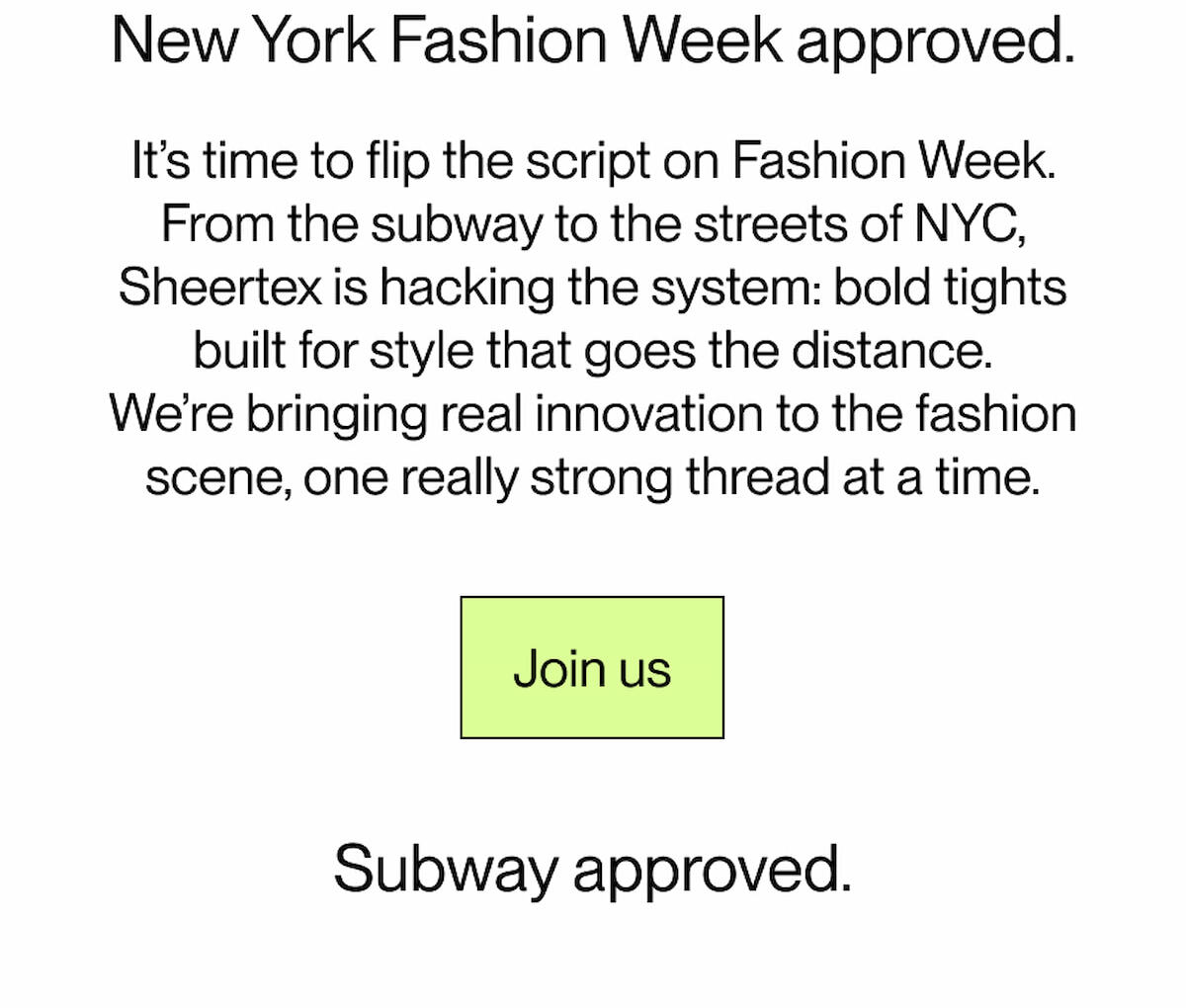 New York Fashion Week