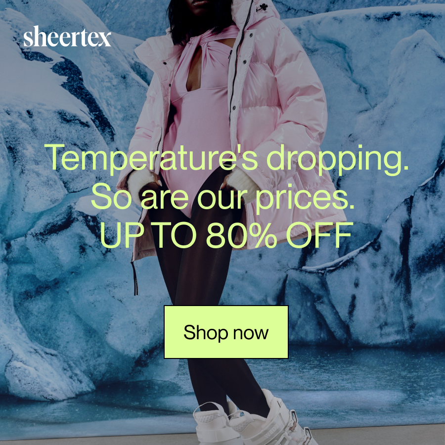 Temperature's dropping. So are our prices. UP TO 80% OFF