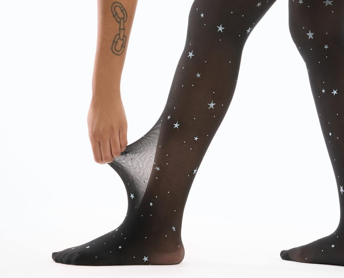 Get glitter tights