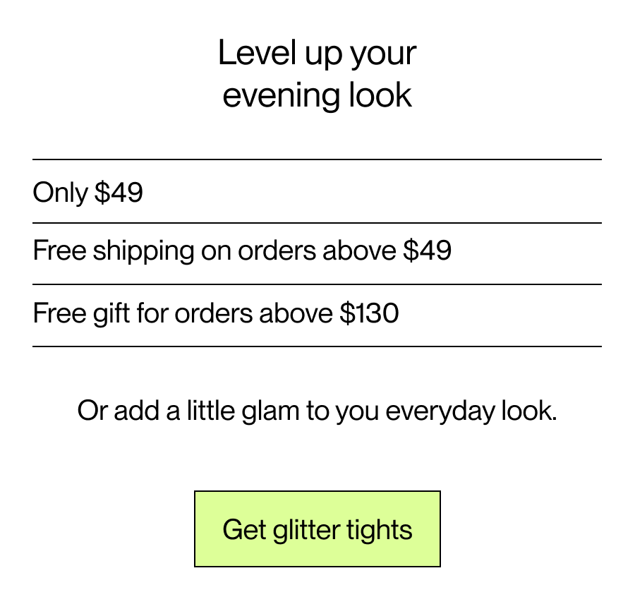 Level up your evening look