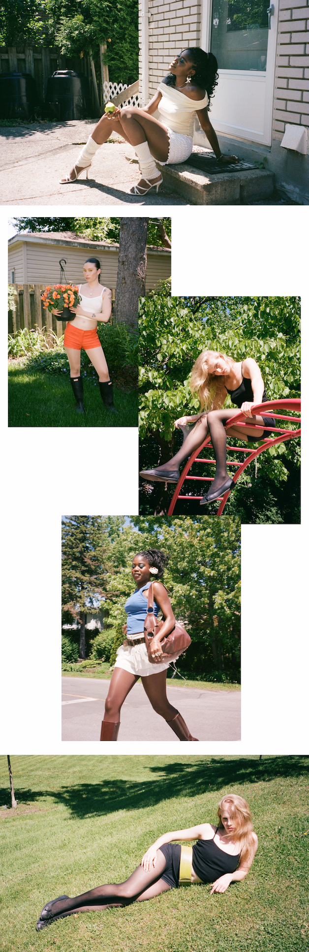 Maybe you’re not gardening in tights this summer but hypothetically, you could be.   Our really strong tights, ready for your summer green thumb. [Shop Now]