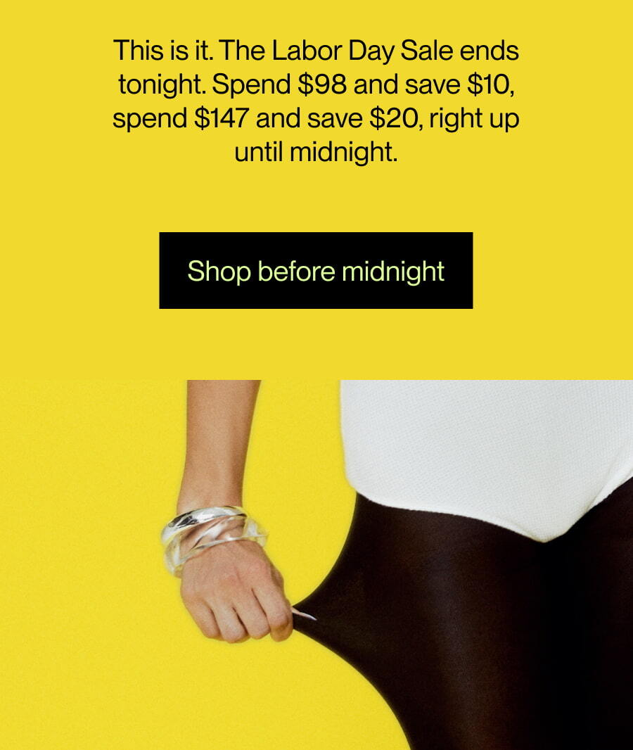 Shop before midnight