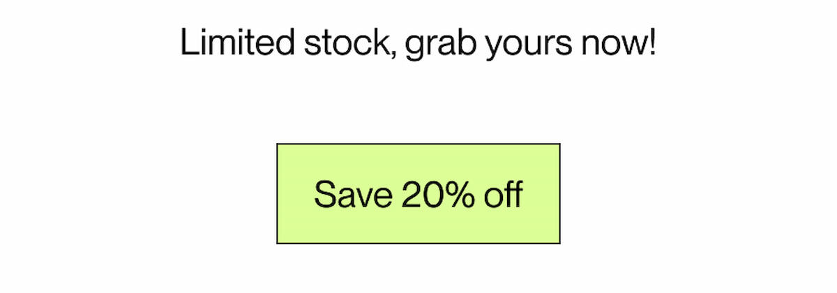 Save 20% off