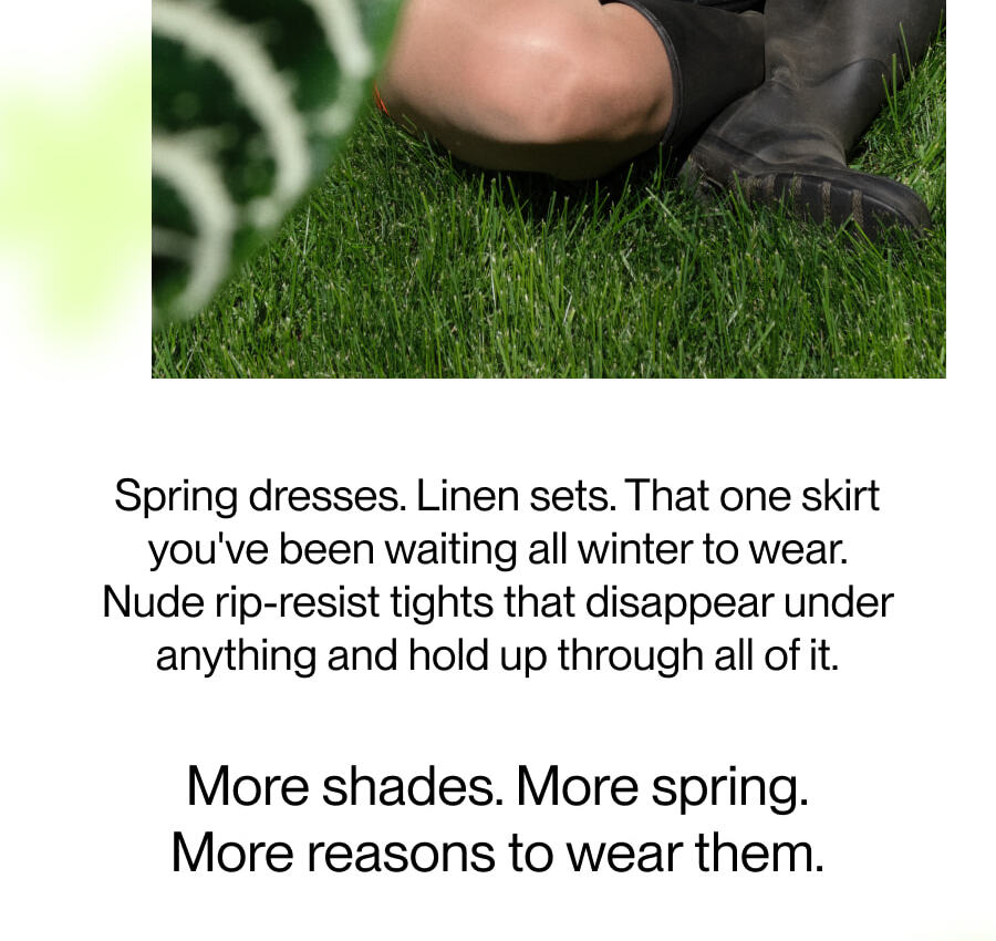 More shades. More spring.