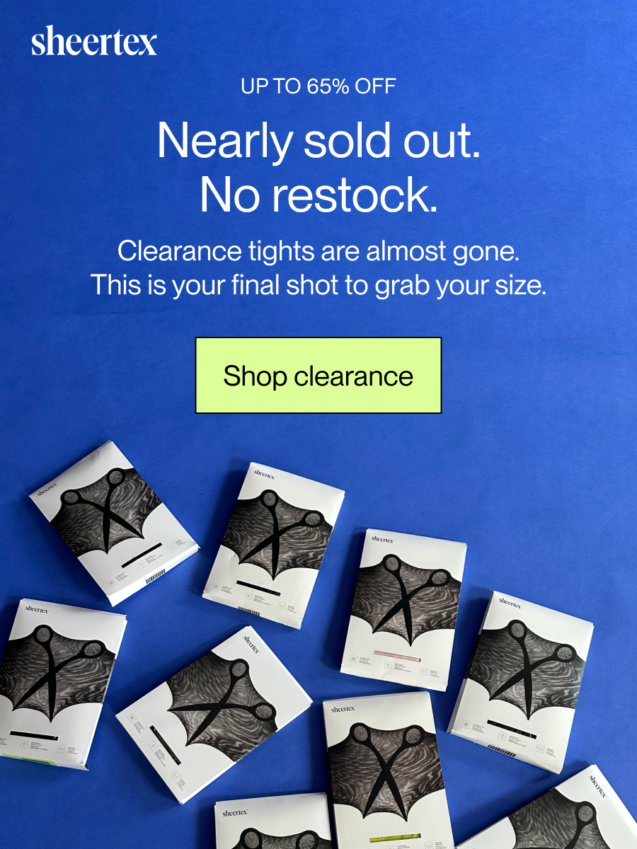 Nearly sold out. No restock. Clearance tights are almost gone. This is your final shot to grab your size.  [Shop now]