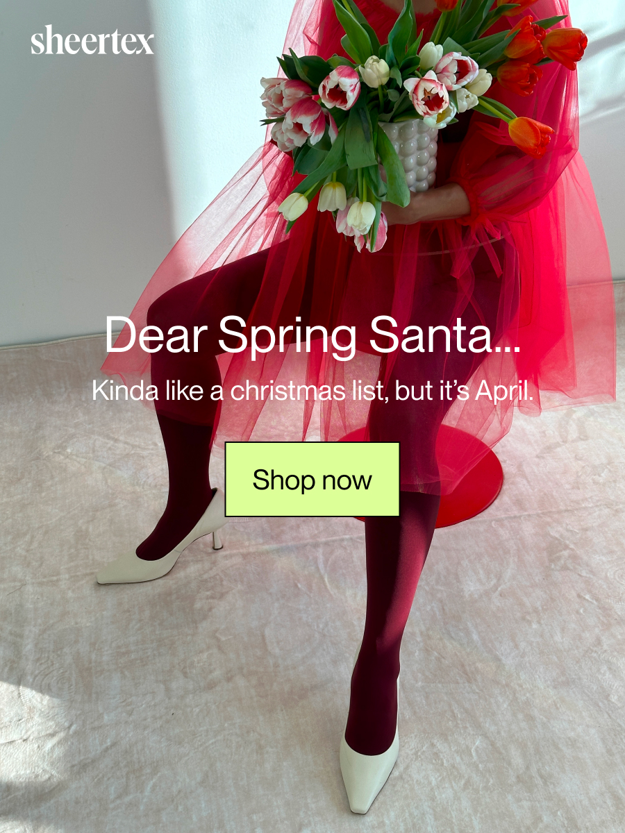 Dear Spring Santa... Kinda like a christmas list, but it's April. [Shop now]