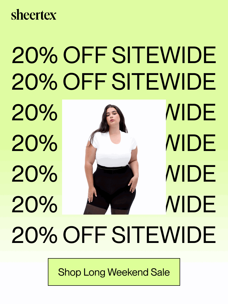 20% OFF SITEWIDE. [Shop Long Weekend Sale]