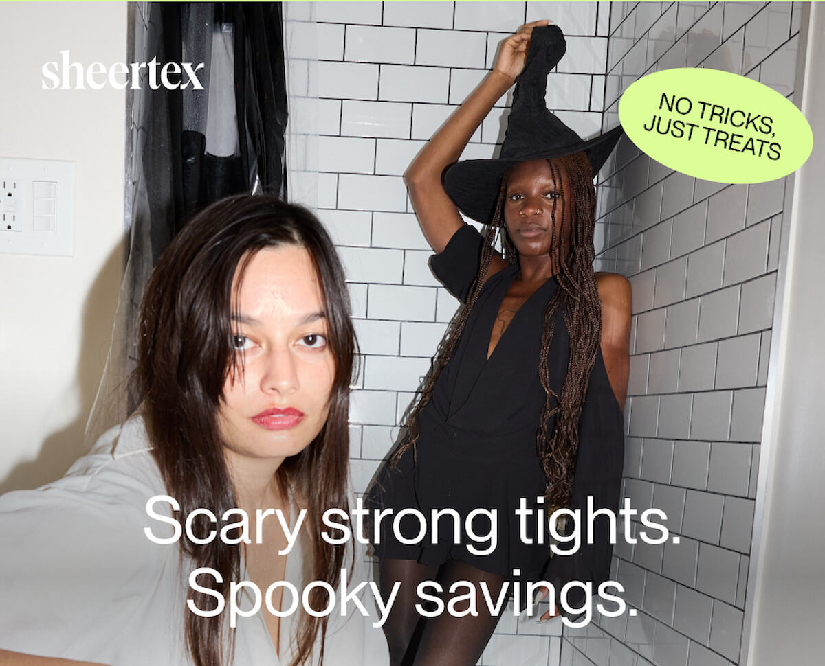 Scary strong tights. Spooky savings.
