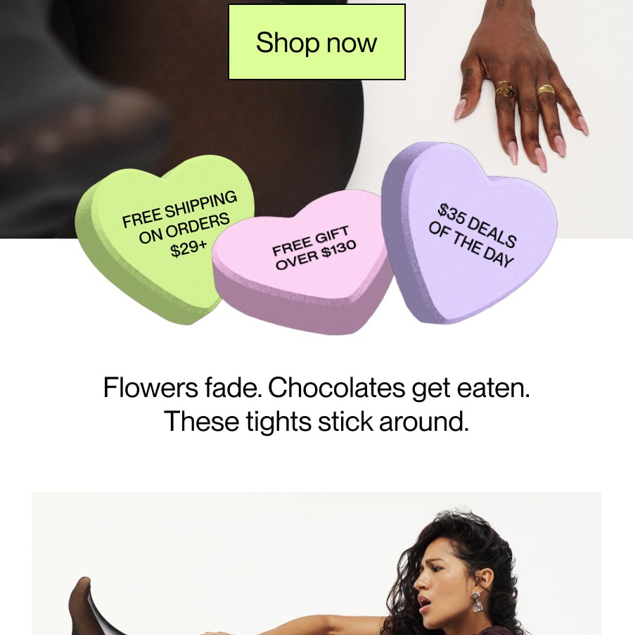 These tights stick around