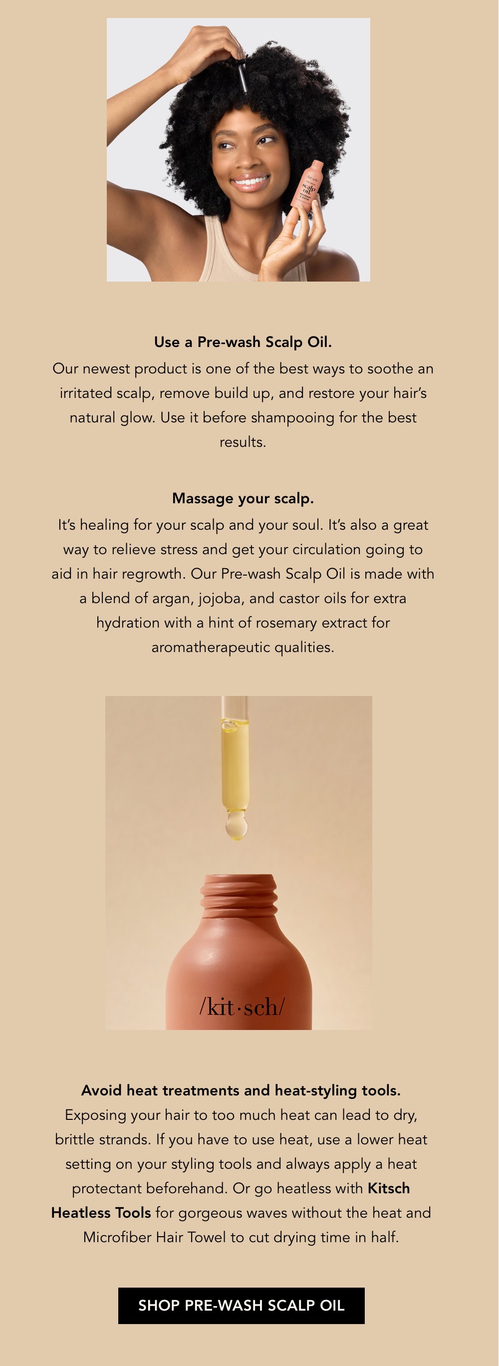 Scalp Care The Foundation of Healthy Hair with Kitsch