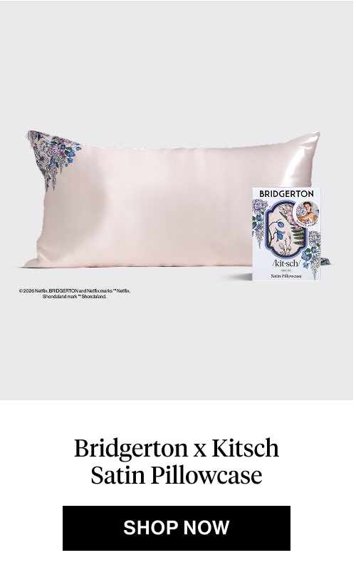 Bridgerton x Kitsch Satin Pillowcase