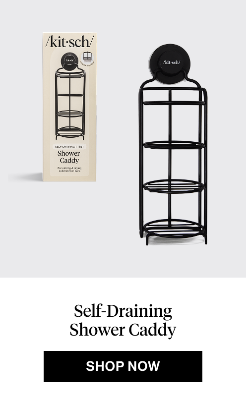 Self-Draining Shower Caddy