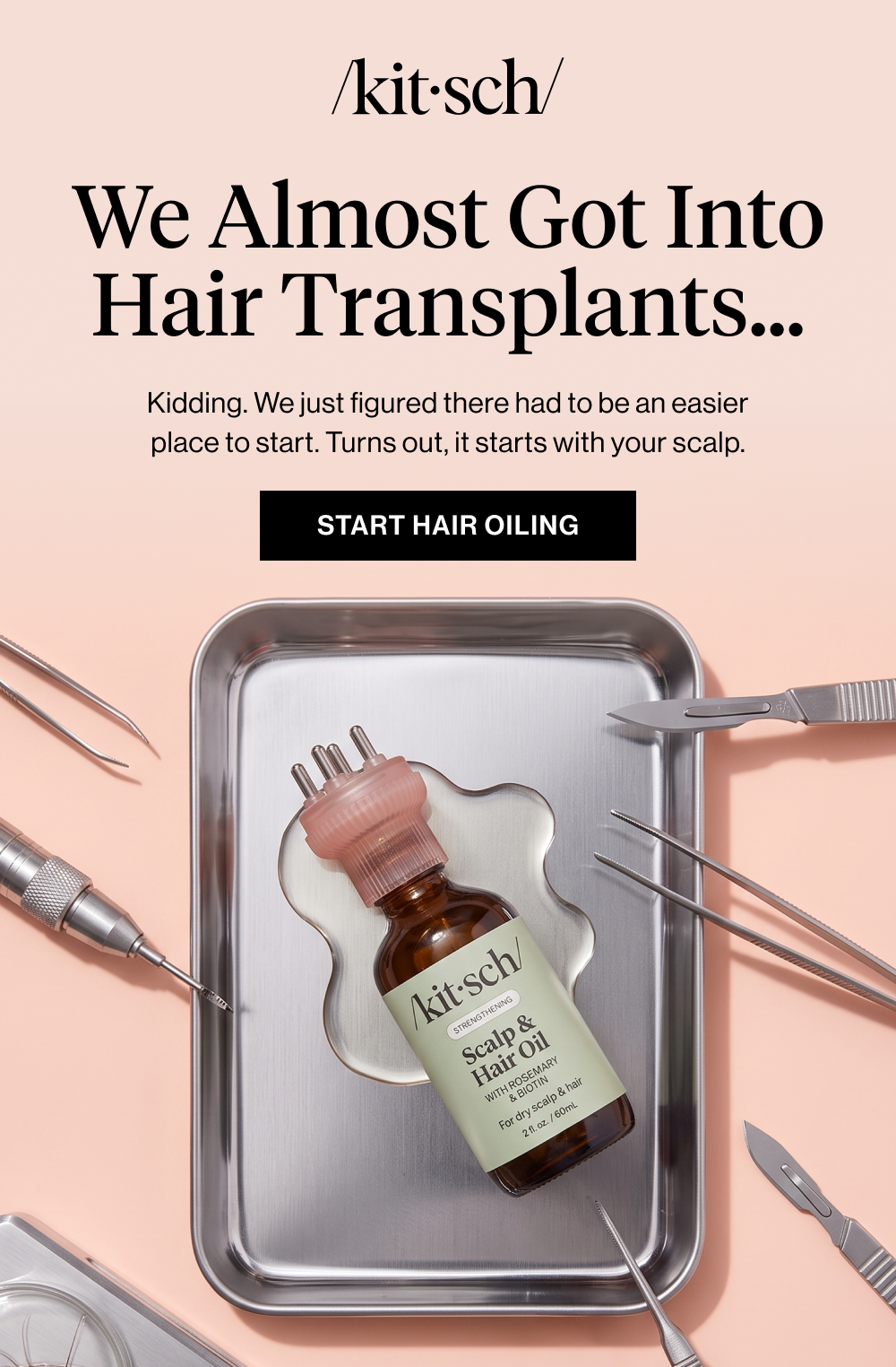 We Almost Got Into Hair Transplants... Kidding. We just figured there had to be an easier place to start. Turns out, it starts with your scalp.