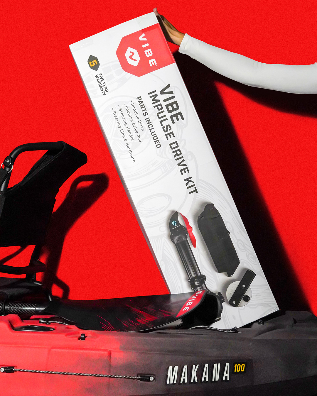 New Impulse Pedal Drive Kit Vibe Kayaks