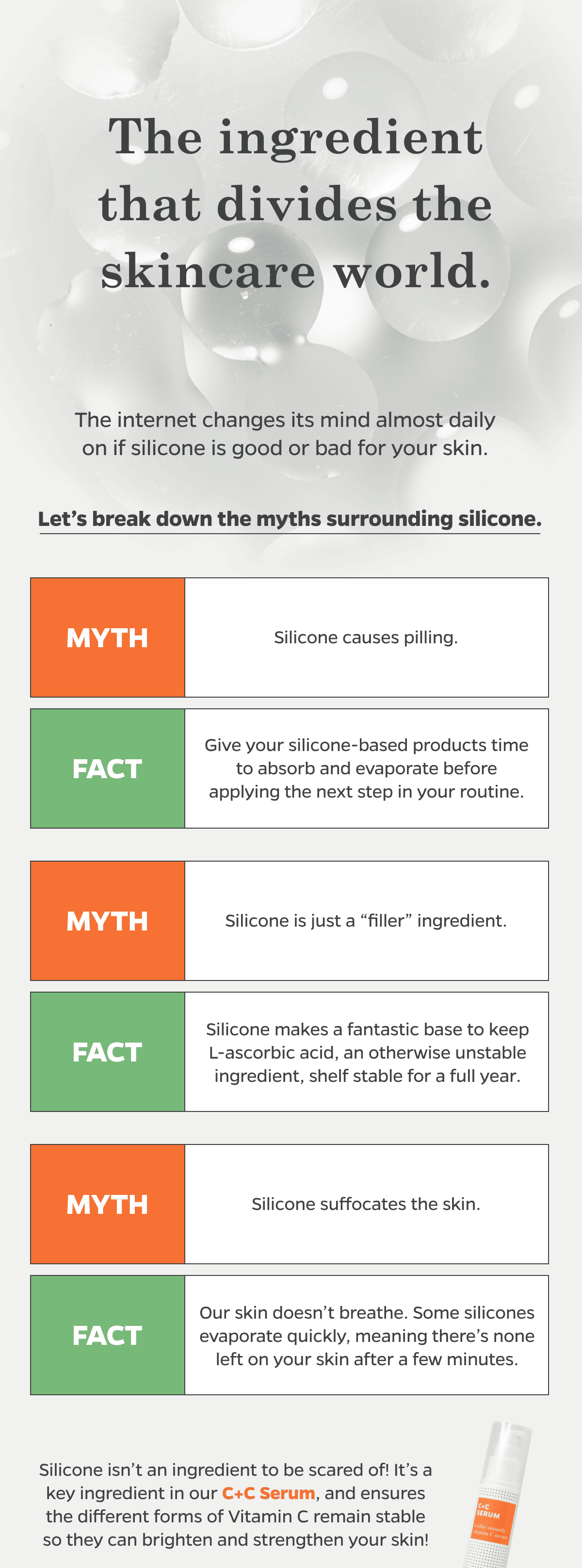 Fact or fiction skincare edition 🔬 Stratia