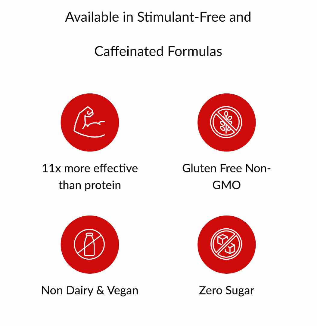 It's Available in Stimulant-Free and Caffeinated Formulas