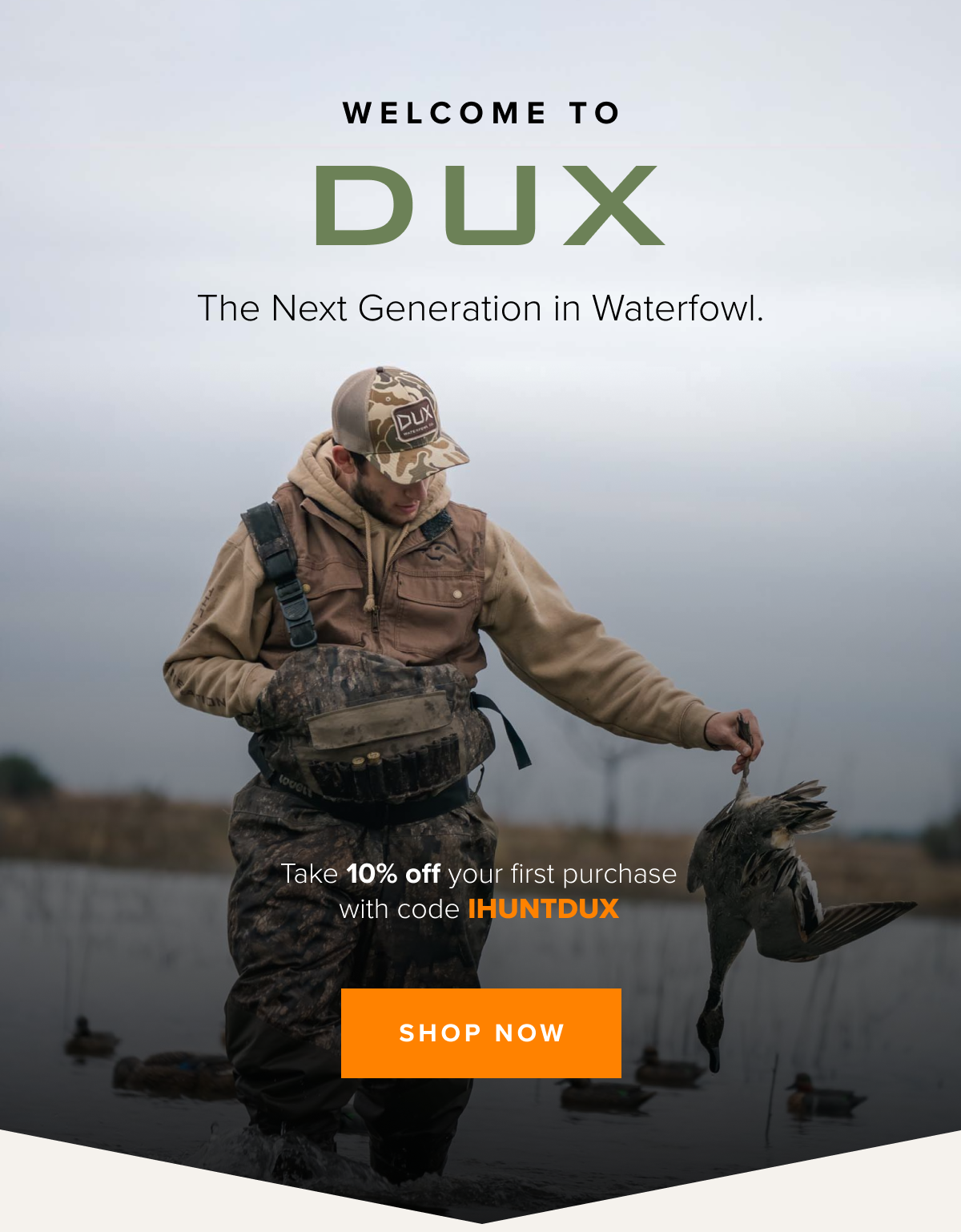 to DUX 🦆 Dux Waterfowl