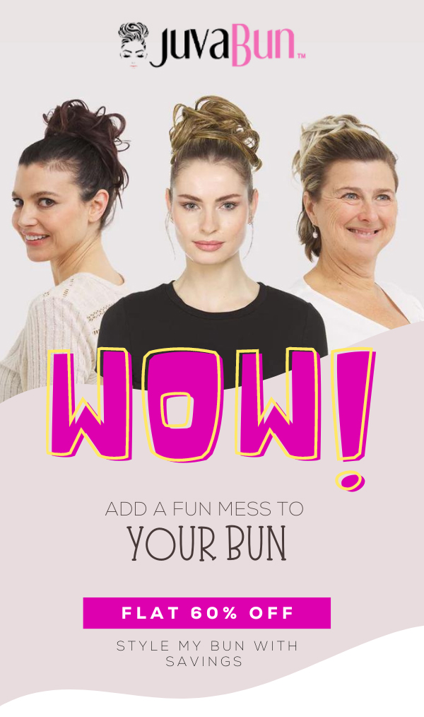 Slay the messy bun look with savings! Juva Bun