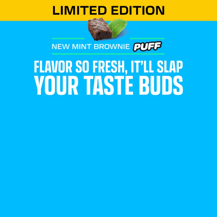 All New Mint Brownie Puffs Are Here! 😋 Built